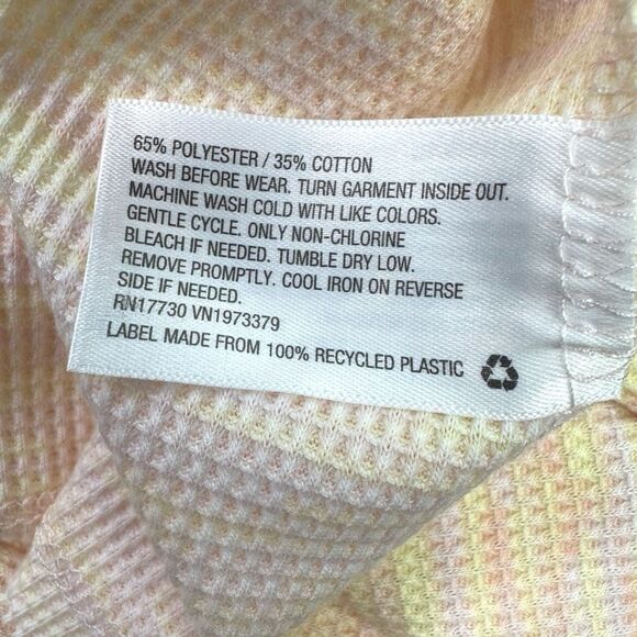 art class Multicolored Waffle Knit Thermal Top - Size Large (10/12 girls) - Picture 5 of 5